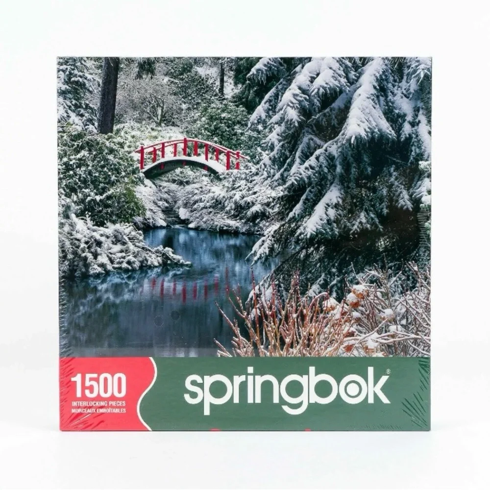 Springbok Nature’s Crossing 1500 Piece puzzle NEW Snowy Winter Challenge Puzzle - Picture 4 of 4